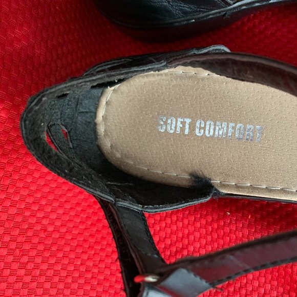 Ankle Strap Shoes, Light Weight, Black, 8 - Picture 3 of 9